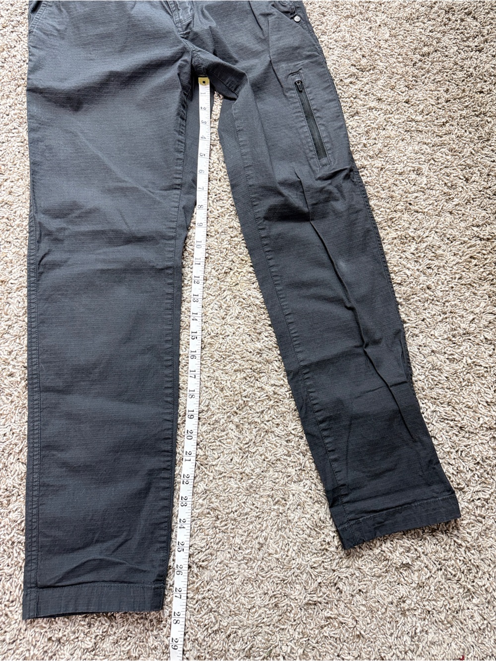 Vuori Ripstop Charcoal Drawstring Casual Pants - Dark Gray - Picture 5 of 7